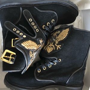 BALMAIN Eagle Scout Boots (7.5) New Condition!